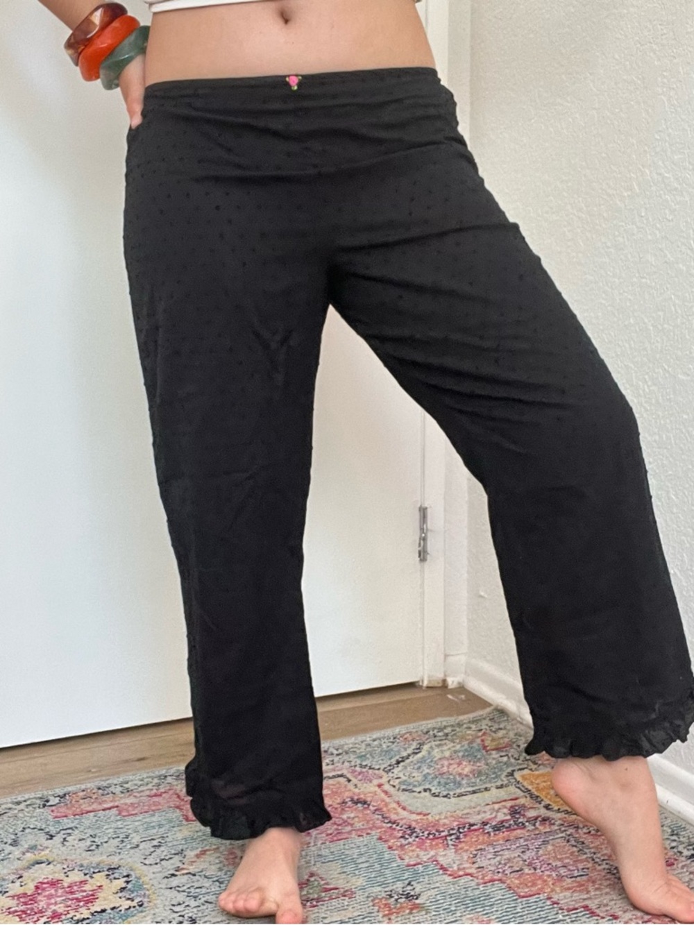 Victoria's Secret Black Capri Lounge Pants